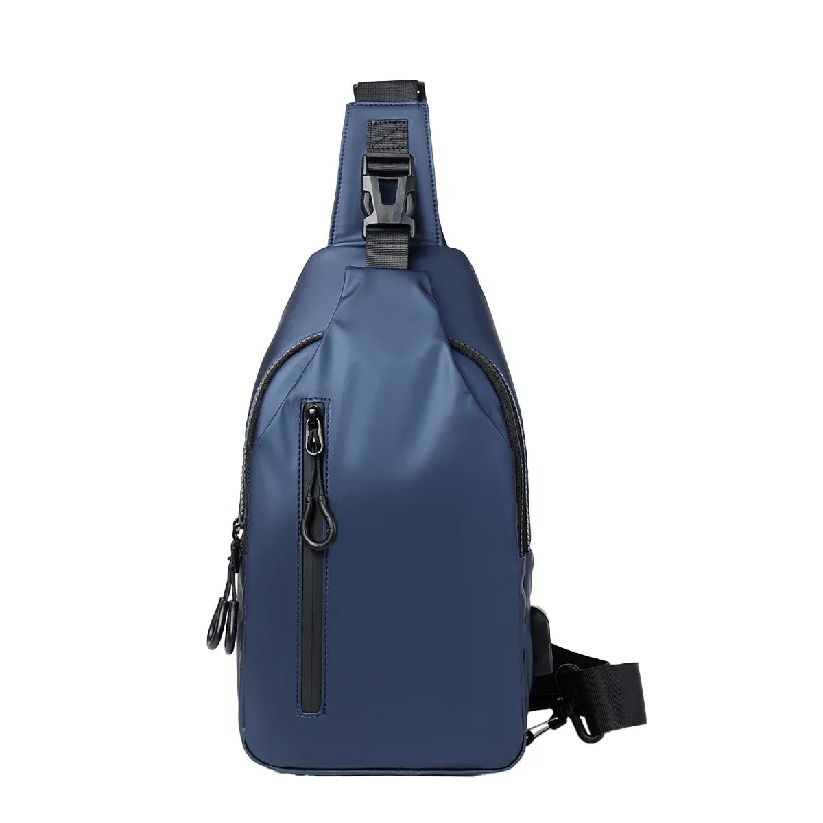 Large Capacity Chest Crossbody Bag Waterproof Durable for Travel Daily Use - Blue