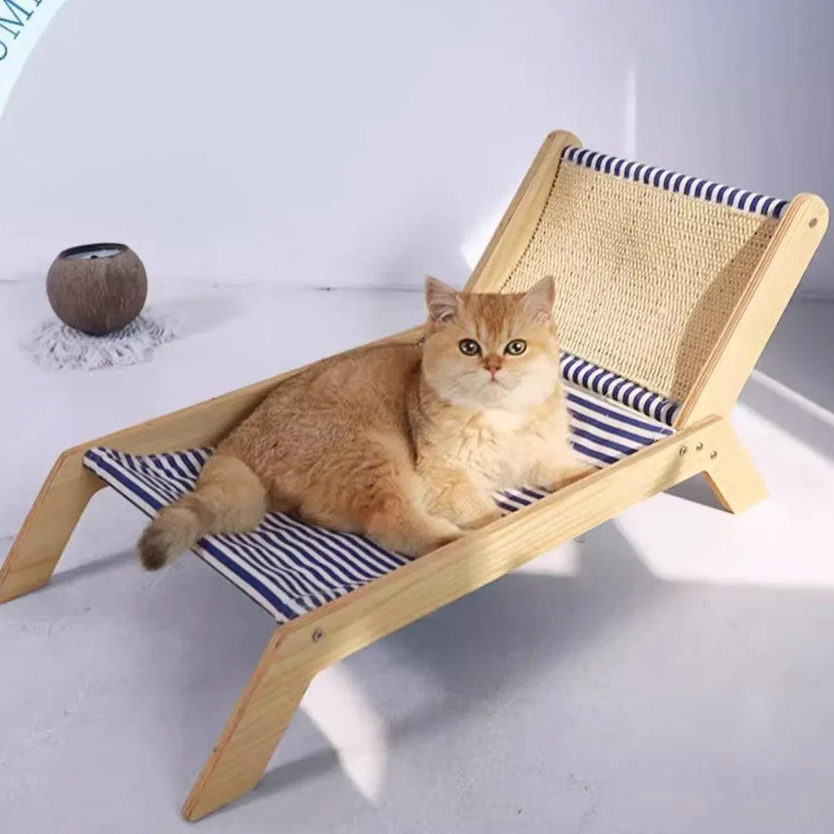 Cat Bed Summer Lounger Pet Sleeping Nest Breathable Comfortable Bed for Cats