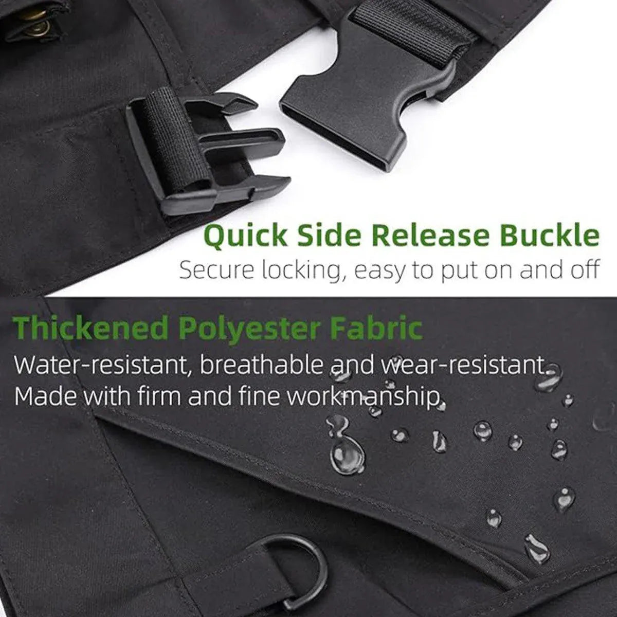 Gardening Apron Half-length Waist Bag Tool Work Clothes Adjustable Short Apron