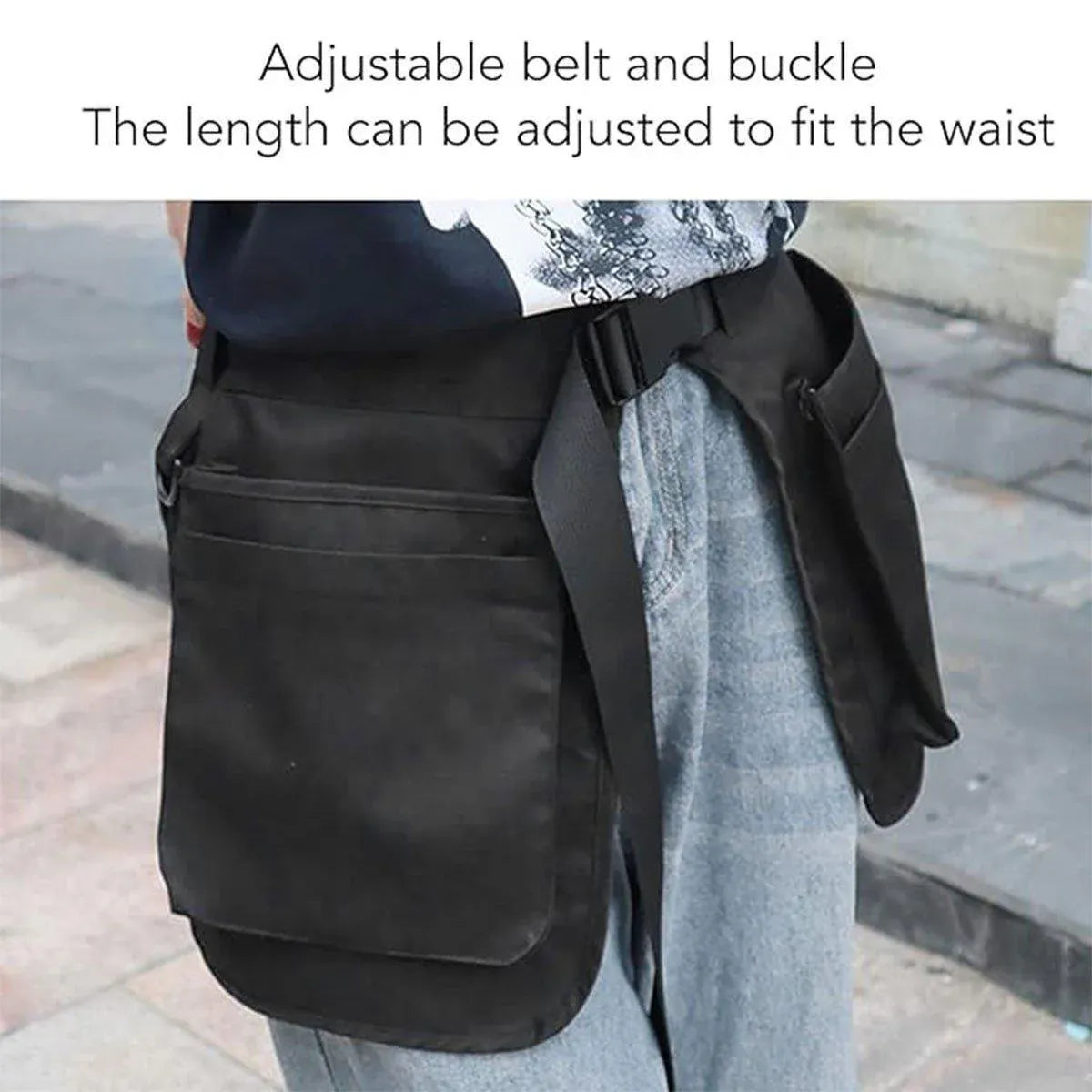 Gardening Apron Half-length Waist Bag Tool Work Clothes Adjustable Short Apron