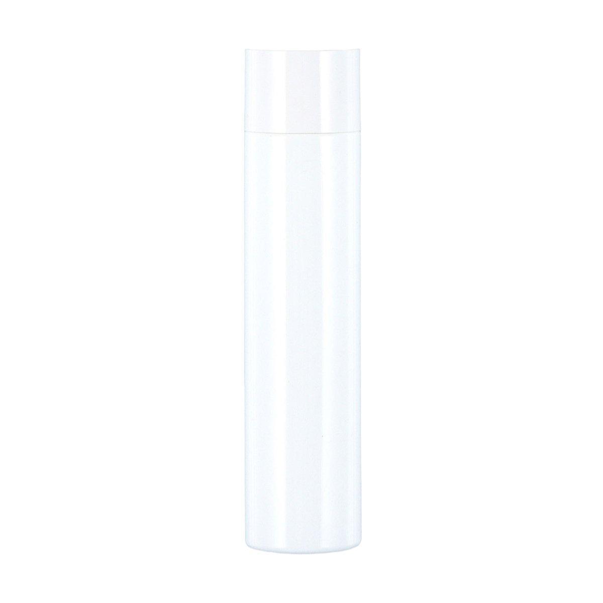 50/100/150ml Plastic Toner Lotion Bottles Refillable Travel Cosmetic Containers - White Lid + Transparent Bottle - 150ml