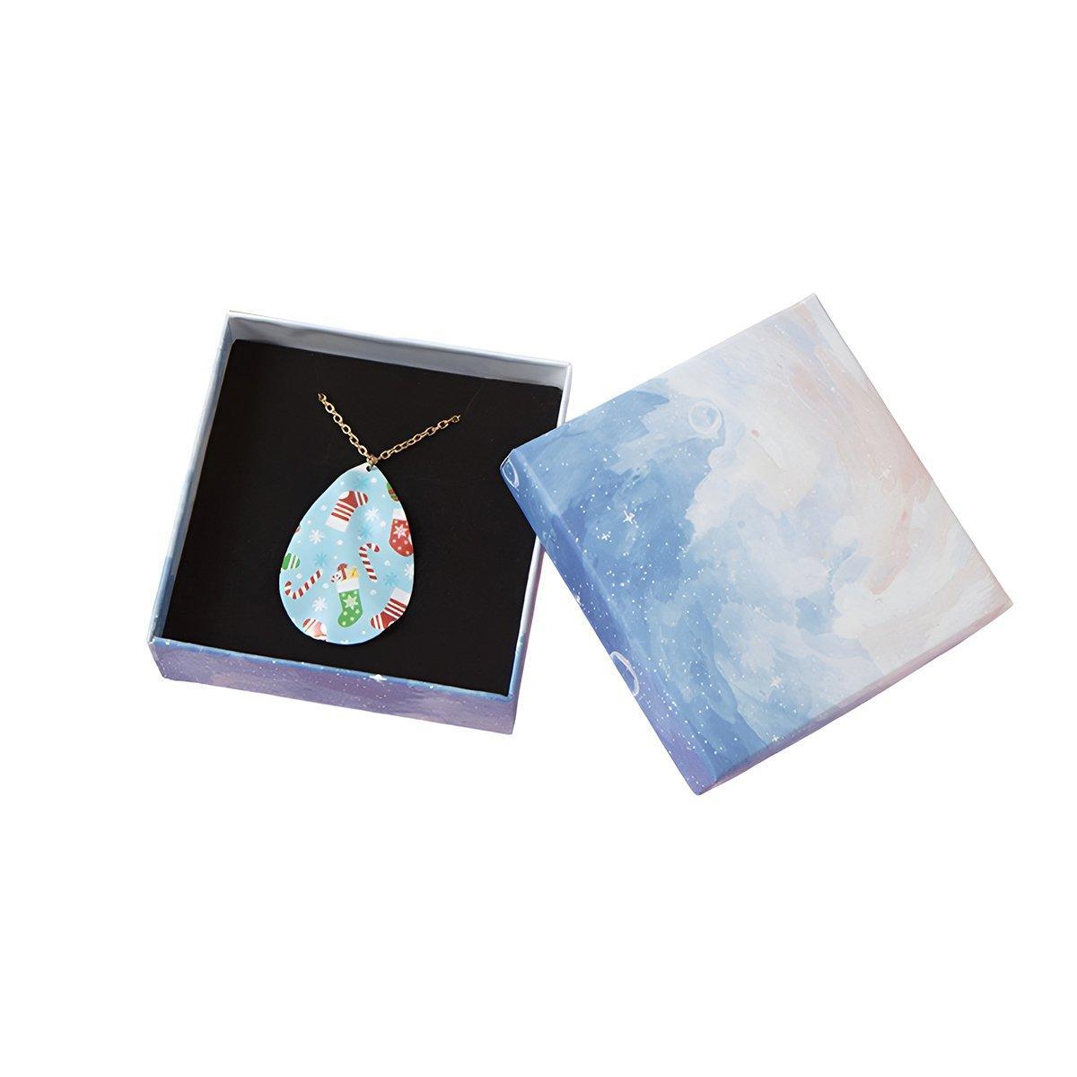 20PCS Cloud Jewelry Box Earrings Necklace Ring Bracelet DisplayOrganizer - 7*7*3cm（Box）