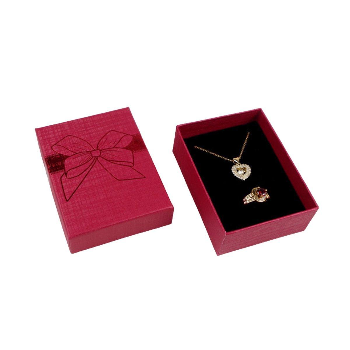 32pcs Jewelry Storage Box Necklace Pendant Ring Organizer Gift Packaging - Grey