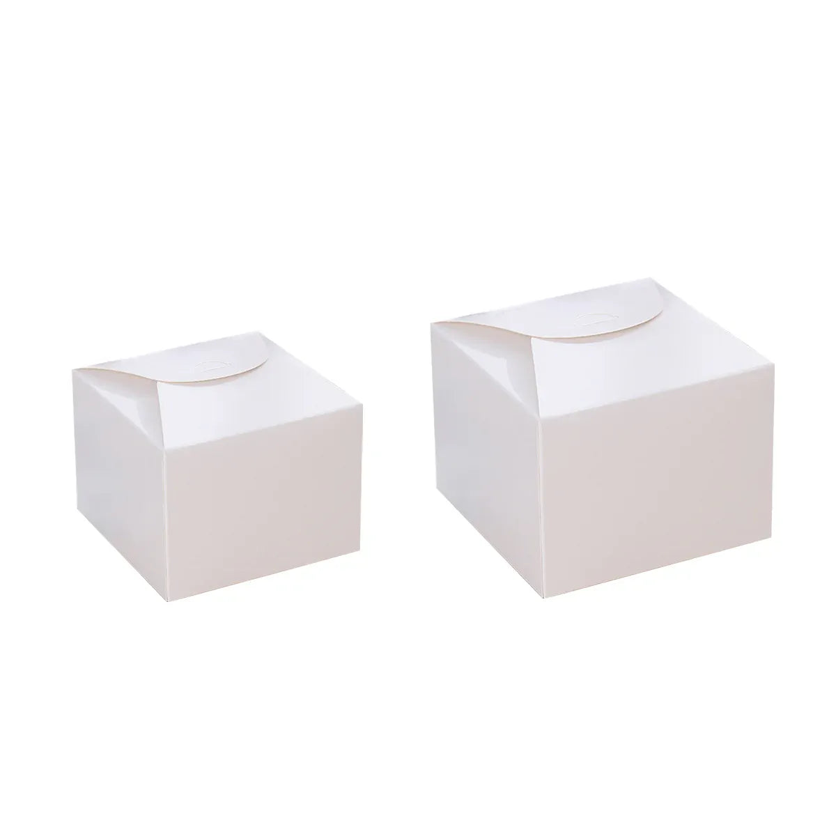 100PCS Kraft Paper Pastry Boxes Square Cake Boxes for Dessert and Bakery Packaging - L