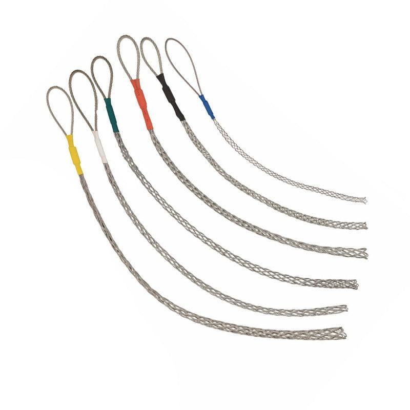Stainless Steel Cable Pulling Sock Wire Grip Tool for NBN Telstra Ducting 6 Sizes - Green(12-15MM)