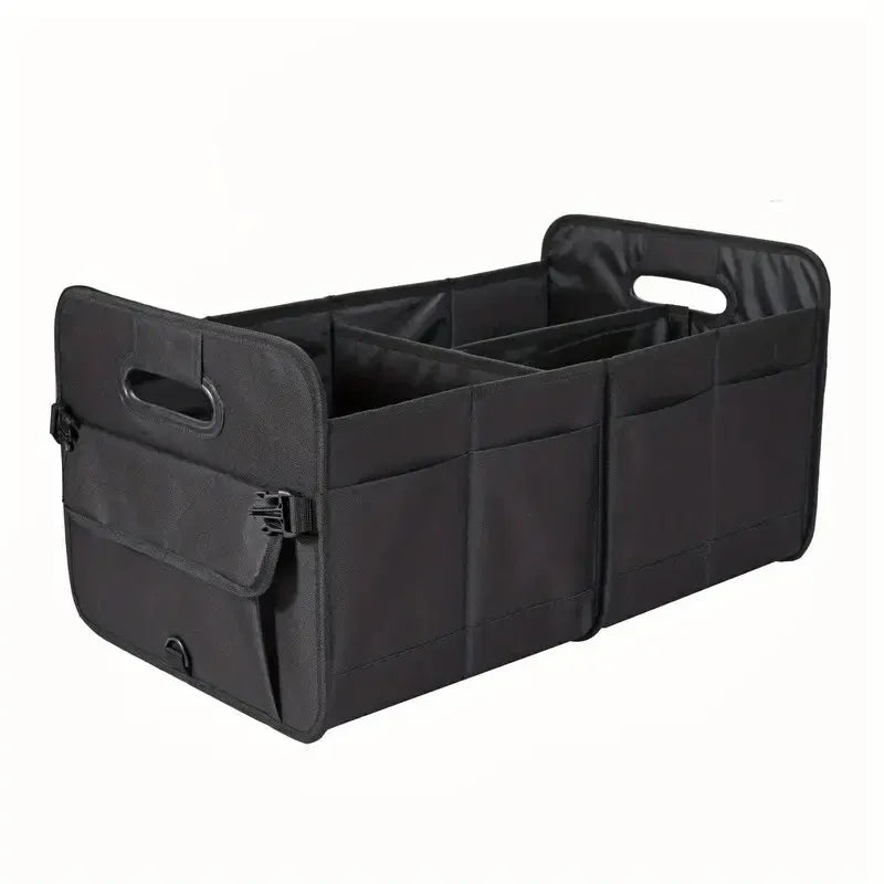 Car Organiser Boot Storage Box Foldable Trunk Organizer for Vehicle Storage - Beige