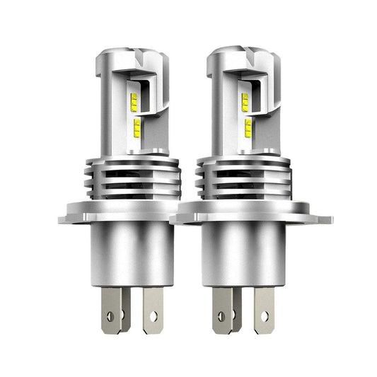 2 Pack H4 LED Headlight Bulbs 6000K White 9600LM High Low Beam Canbus Ready