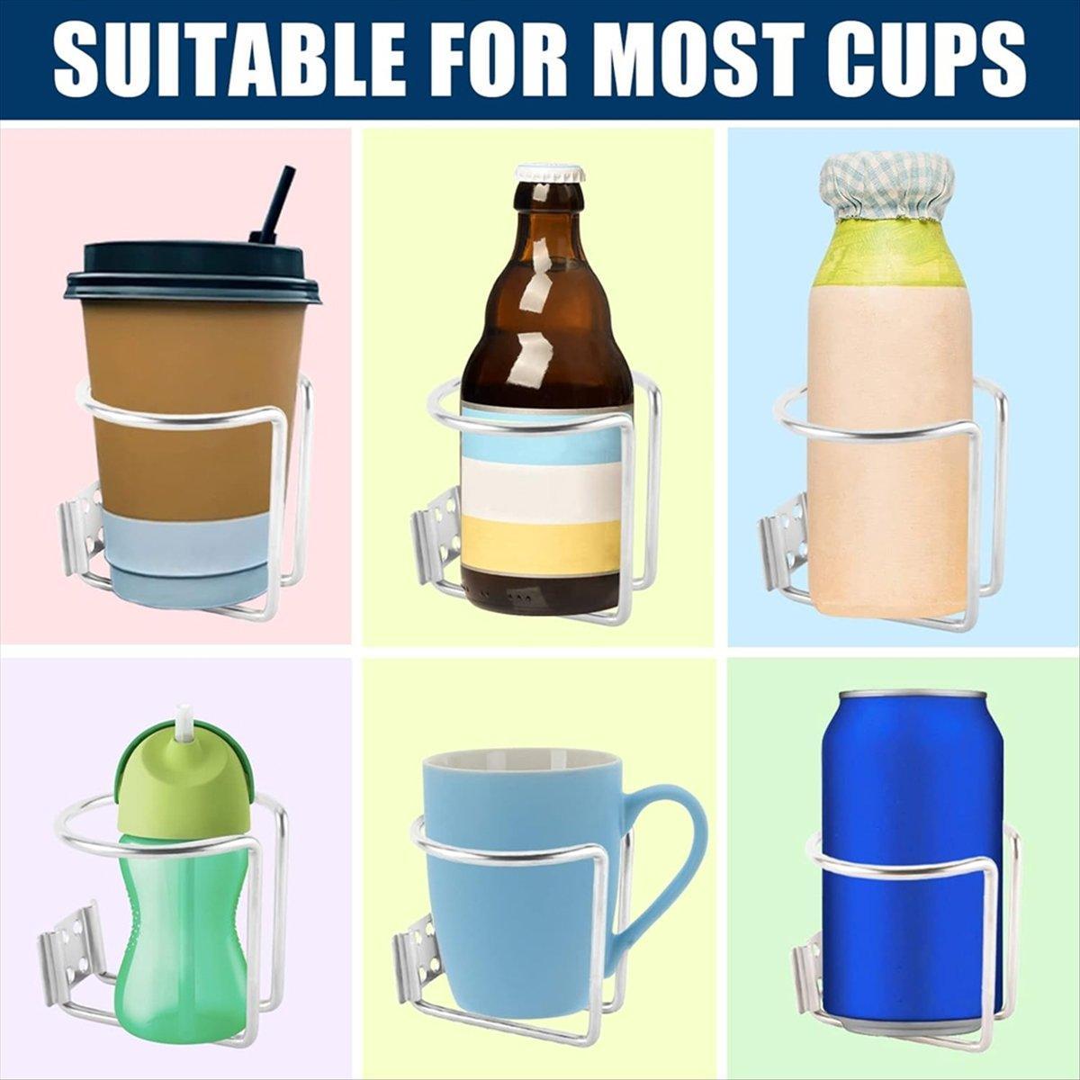 2pcs Car Cup Holder Drink Bottle Holder Universal Vehicle Mug Holder for Travel
