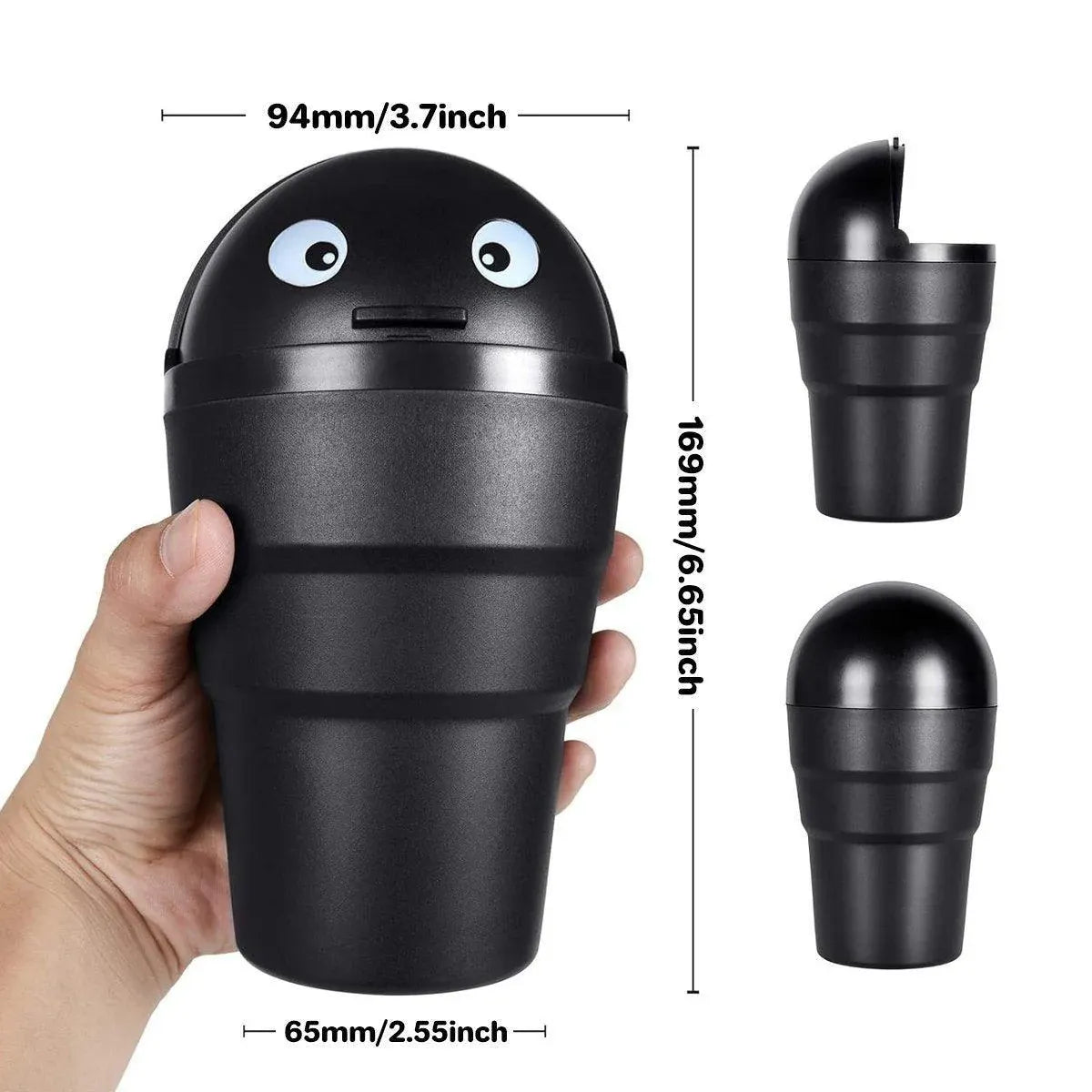 3pcs Car Trash Can Portable Cute Garbage Bin for Car Waste Storage Container