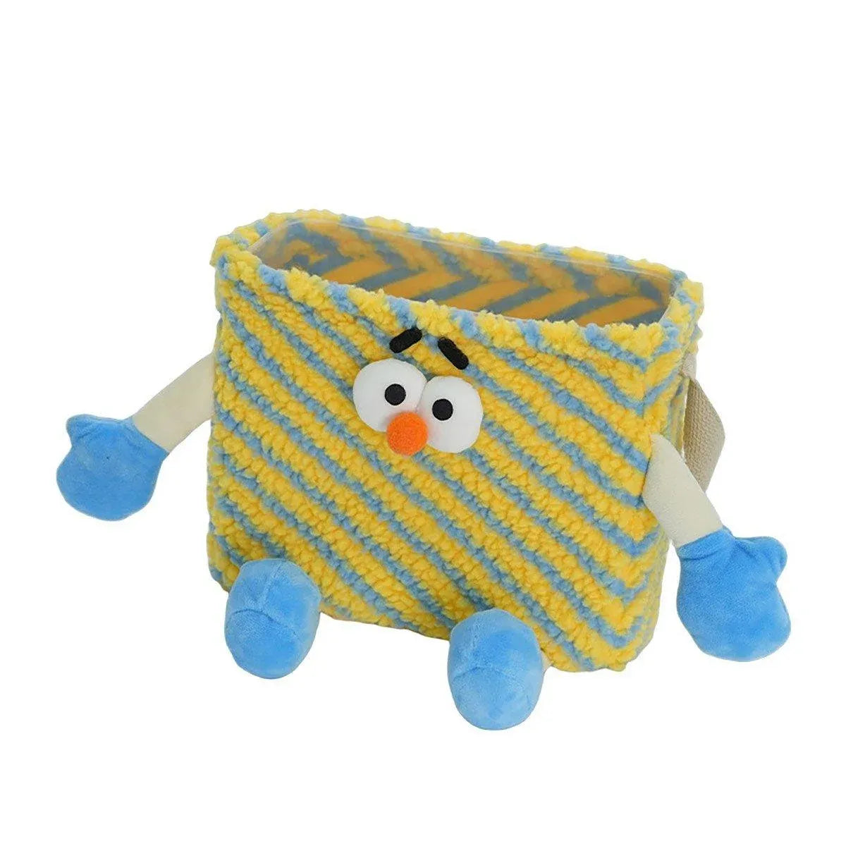 Car Wastebasket Seatback Hanging Storage Bin for Car Trash and Organizing - Yellow
