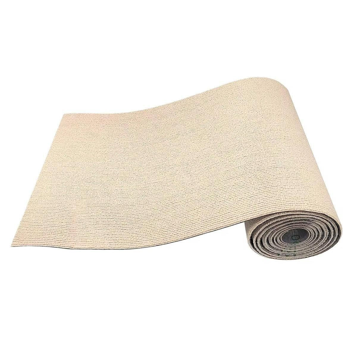 Trimmable Self Adhesive Carpet Pad for Cat Tree Stands Scratching Post Furniture - Khaki