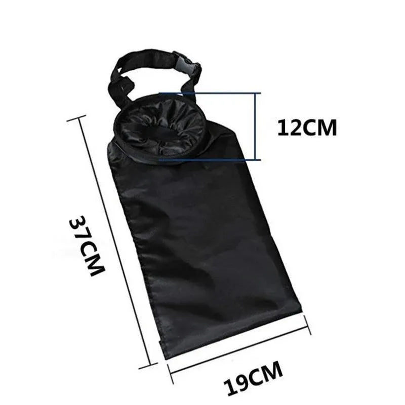 2PCS Car Back Seat Trash Bag Hanging Rubbish Bin Foldable Storage