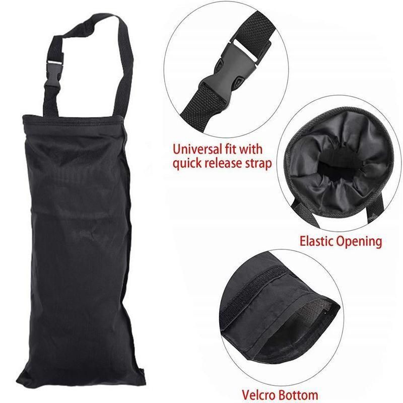 2PCS Car Back Seat Trash Bag Hanging Rubbish Bin Foldable Storage