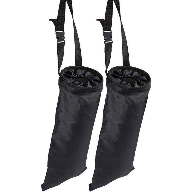 2PCS Car Back Seat Trash Bag Hanging Rubbish Bin Foldable Storage