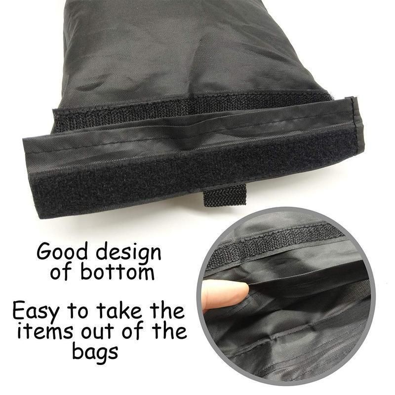2PCS Car Back Seat Trash Bag Hanging Rubbish Bin Foldable Storage