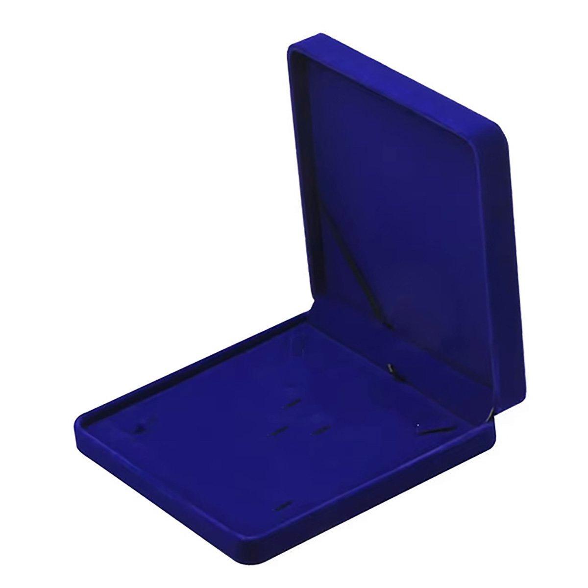 Flannel Jewelry Gift Box Necklace Ring Earring Bracelet Storage Display Case - Coffee