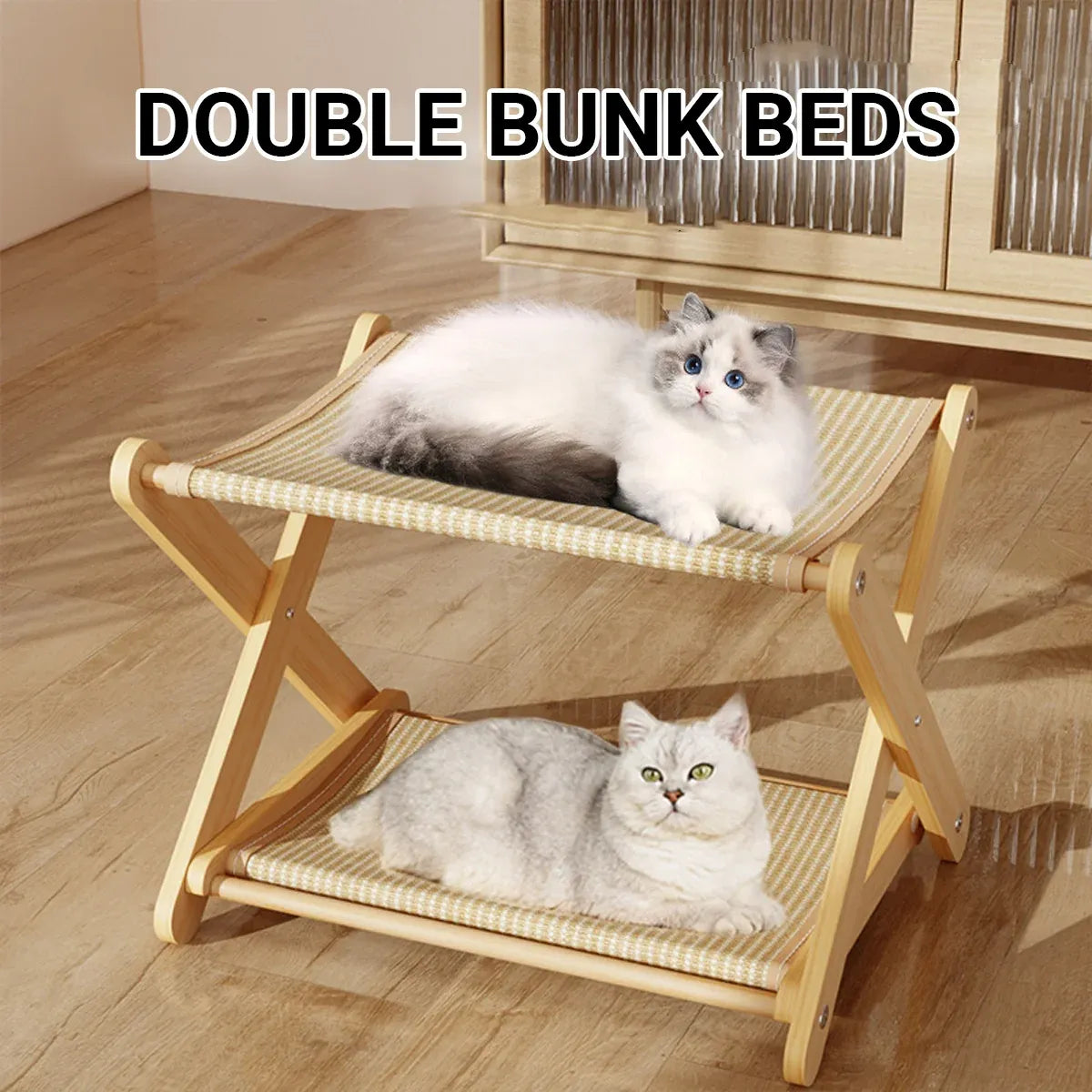 Sisal Double Layer Cat Scratching Board Foldable for Indoor Cats