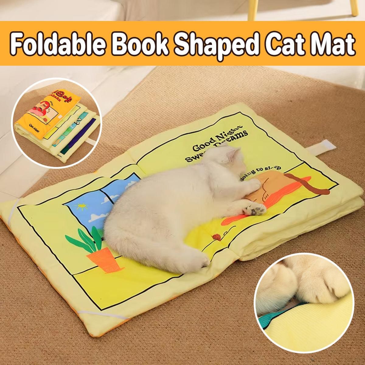 Foldable Cat Sleeping Mat Pet Bed Comfortable Soft Cushion for Cats and Kittens