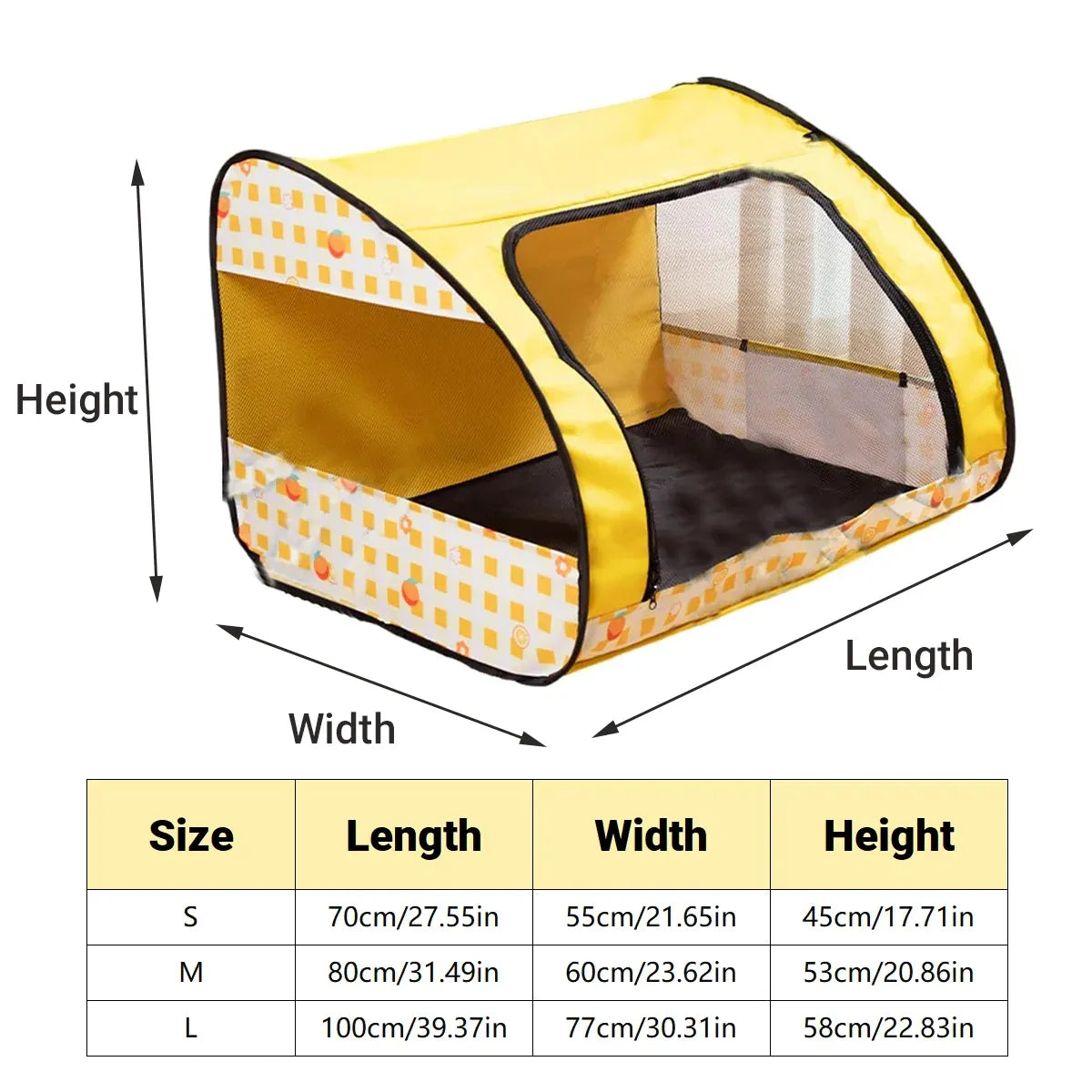 Foldable Pet Tent Large Cat Nest Indoor Cage Enclosure Kitten Delivery Space - L