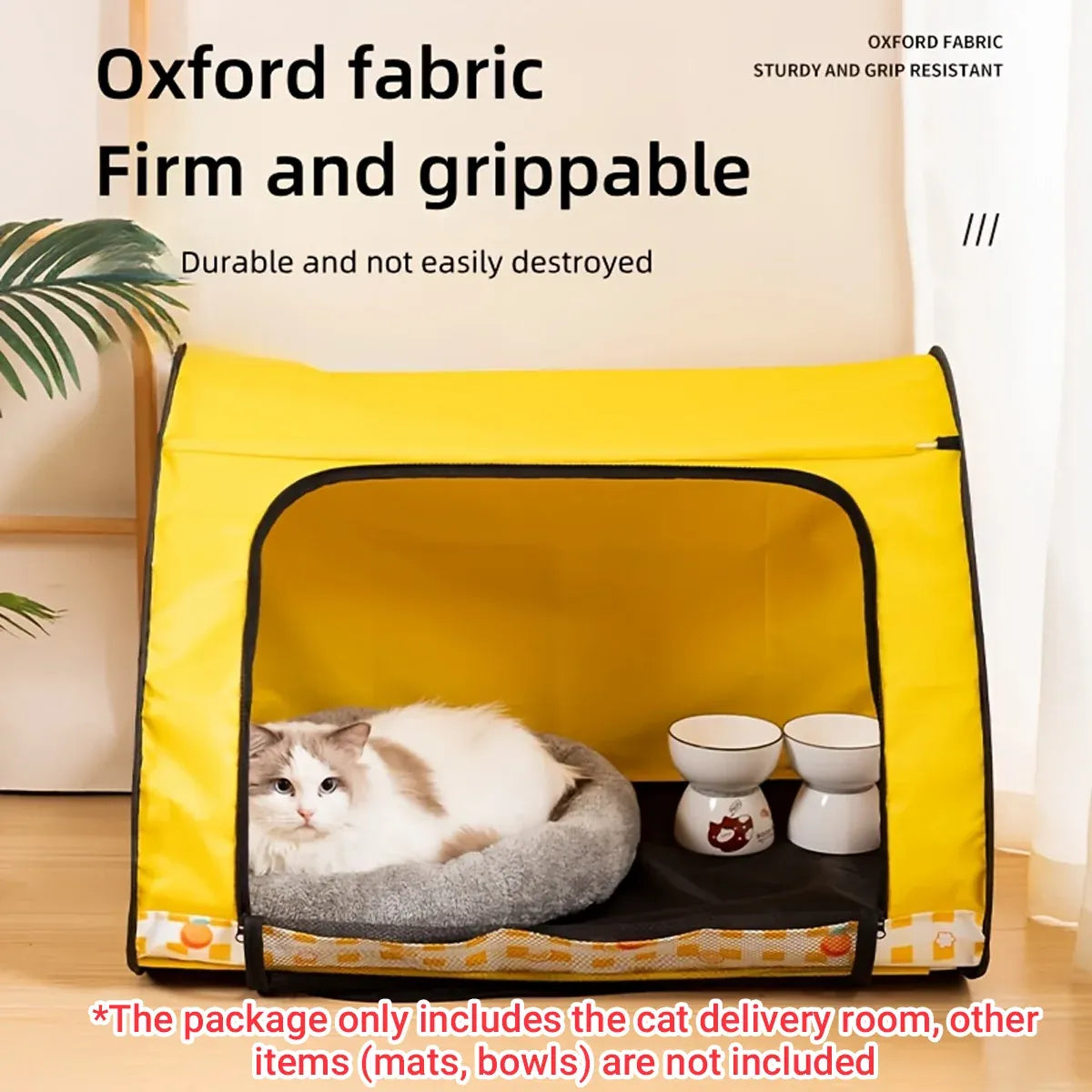 Foldable Pet Tent Large Cat Nest Indoor Cage Enclosure Kitten Delivery Space - L