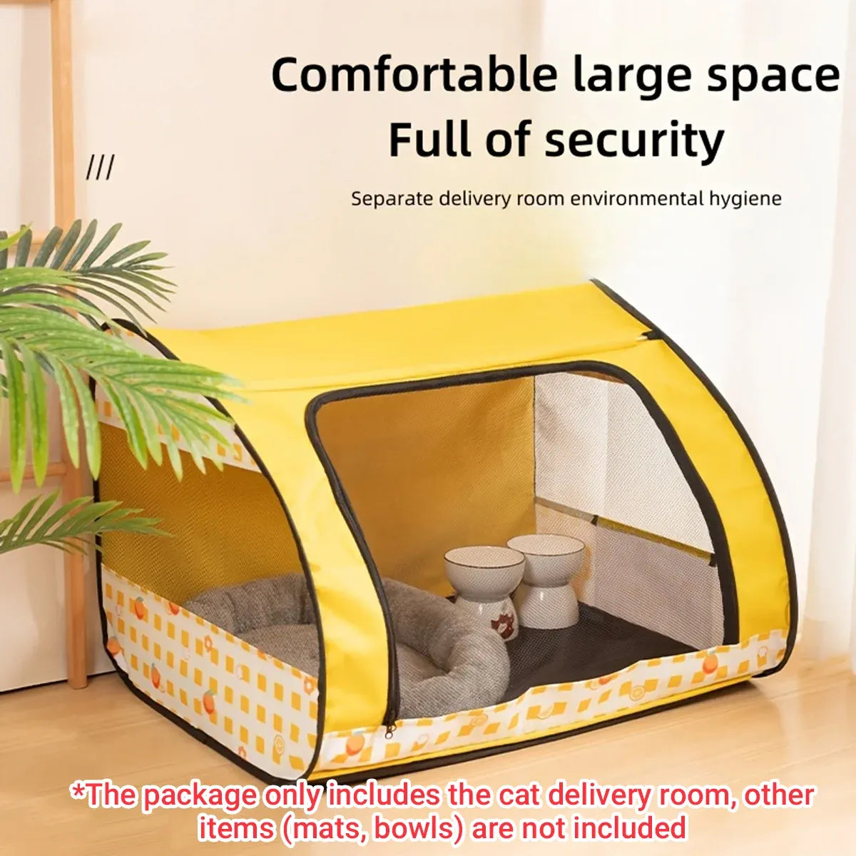 Foldable Pet Tent Large Cat Nest Indoor Cage Enclosure Kitten Delivery Space - L