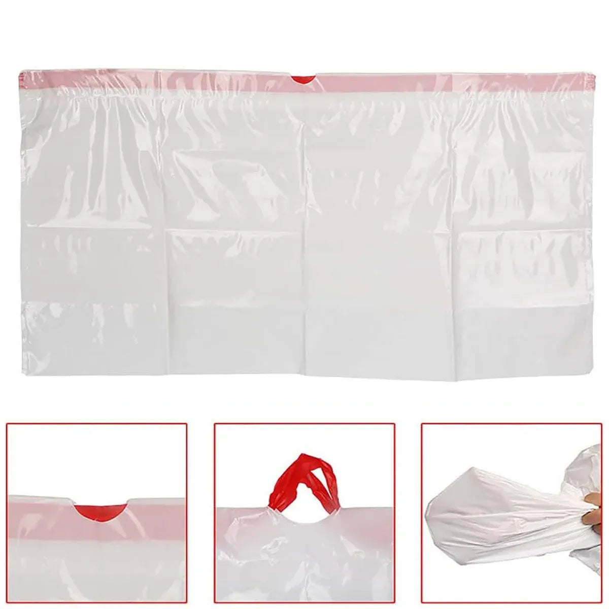 10 PCS Disposable Pet Waste Bags Cat Litter Bags Thickened Heavy Duty Leakproof - S