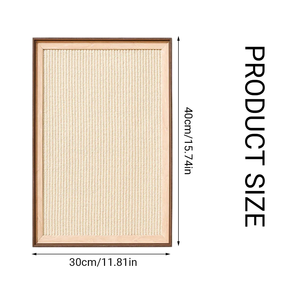 Sisal Cat Scratching Board Durable Space Saving for Indoor Cats Kittens Play