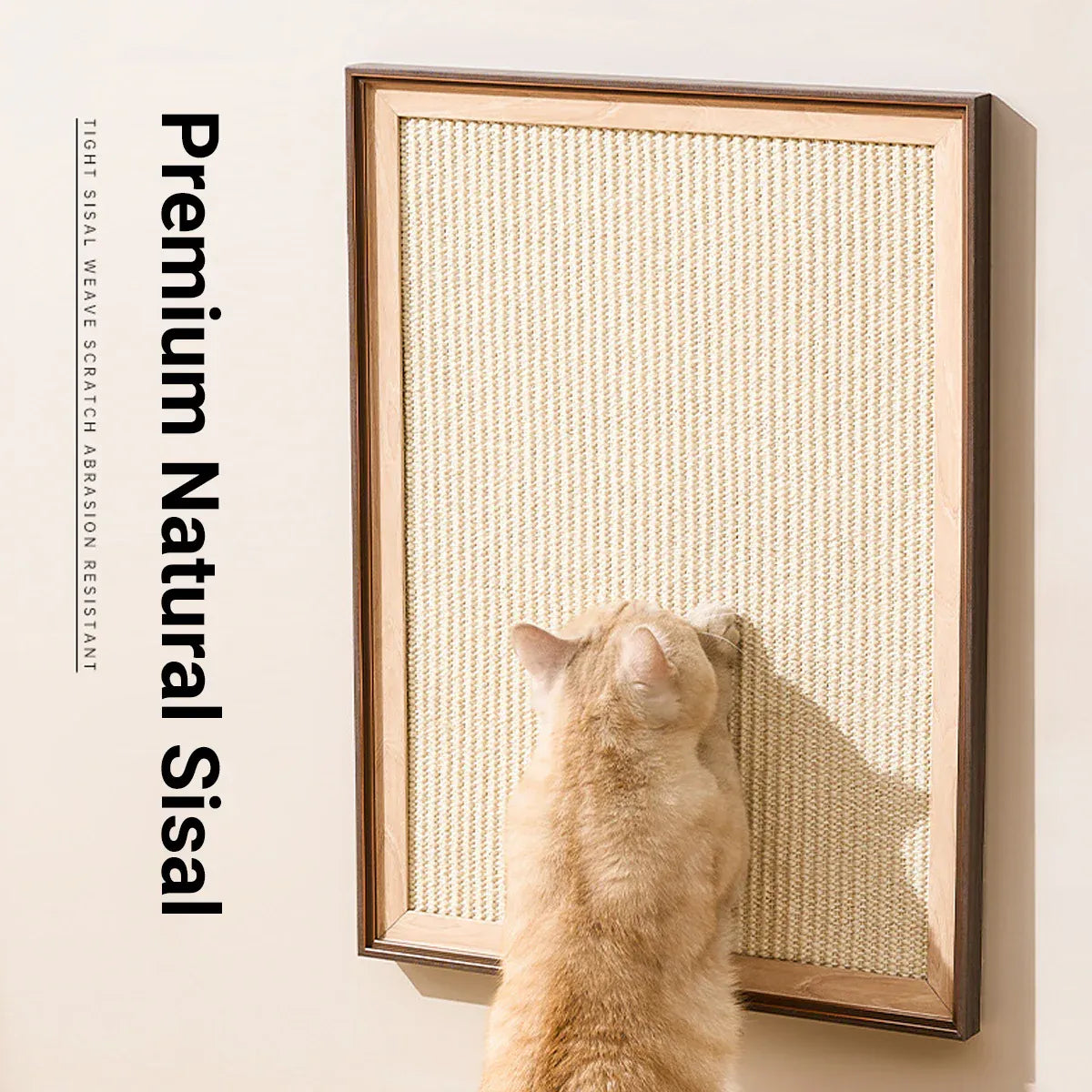 Sisal Cat Scratching Board Durable Space Saving for Indoor Cats Kittens Play
