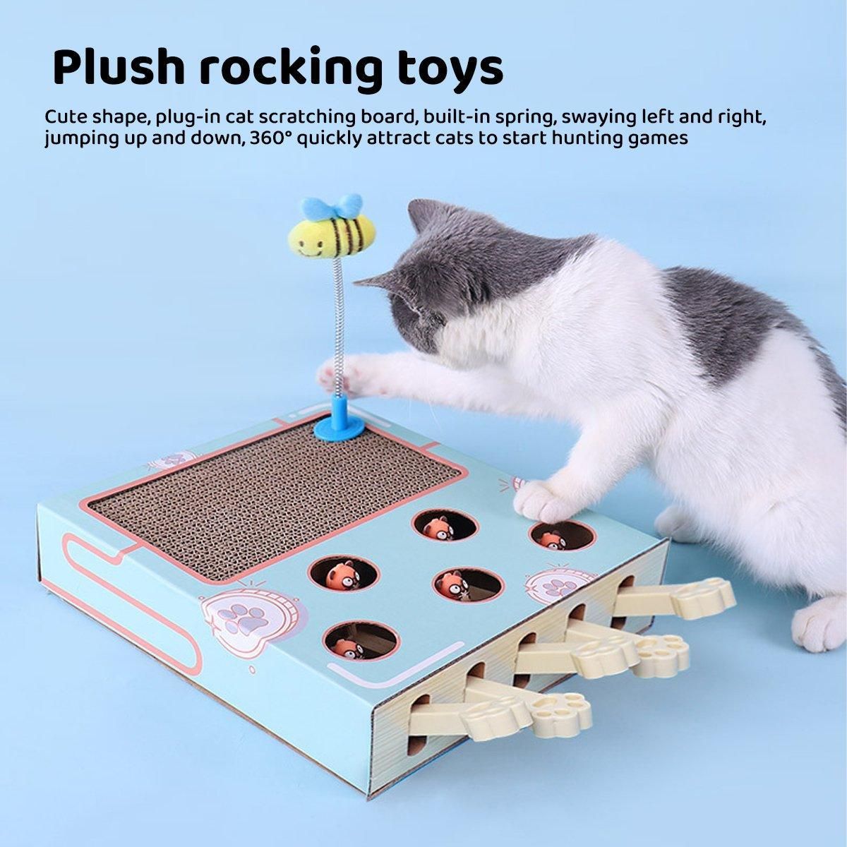 Multifunctional Cat Toys Corrugated Scratch Board for Cats and Hamsters Fun Toy