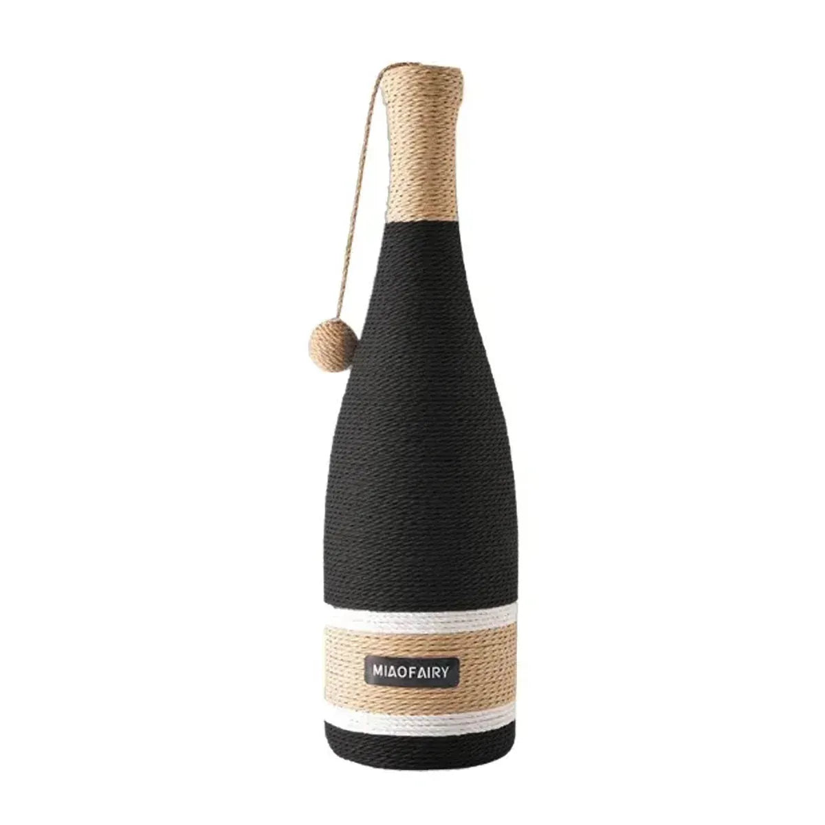 Vertical Cat Claw Wine Bottle Toy Kitten Scratcher Interactive Pet Play Chew Fun