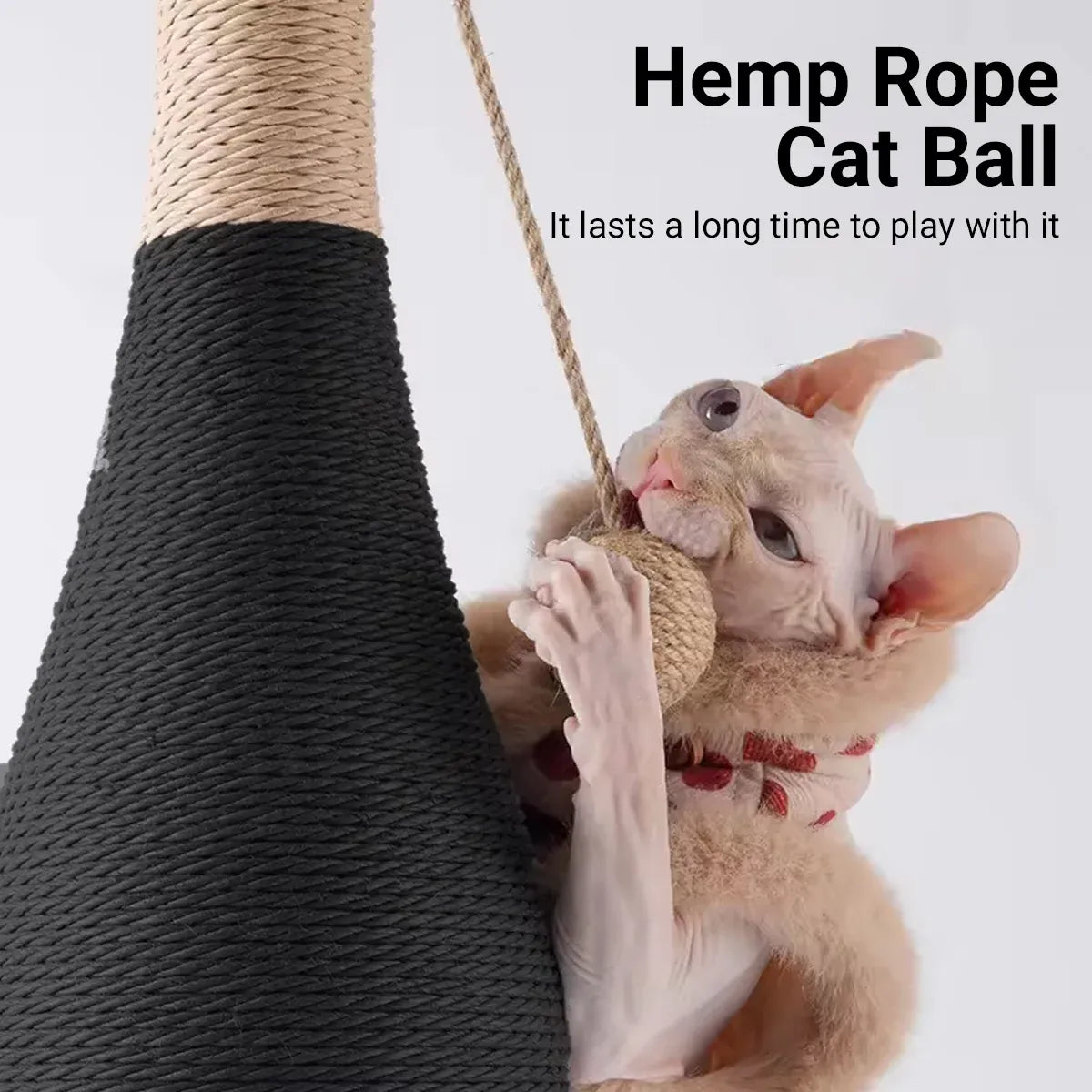 Vertical Cat Claw Wine Bottle Toy Kitten Scratcher Interactive Pet Play Chew Fun
