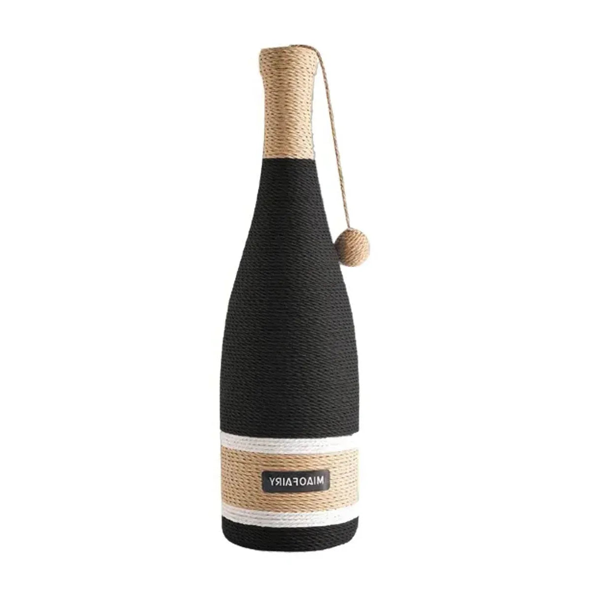 Vertical Cat Claw Wine Bottle Toy Kitten Scratcher Interactive Pet Play Chew Fun