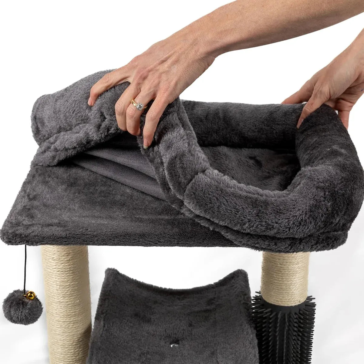 Cat Tree Scratching Post Claw Board Litter Crawler One Pet Toy For Indoor Cats
