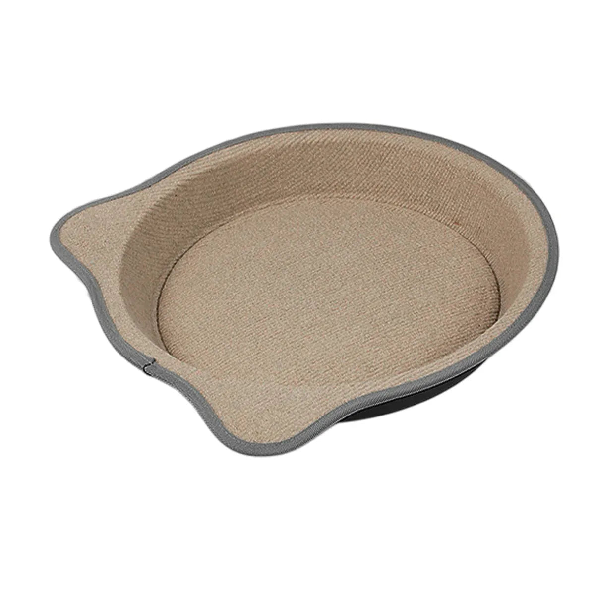 Cat Scratching Post Pad 2 in 1 PP Blanket Non Slip Indoor Kitten 38 x 38 x 5cm - Beige