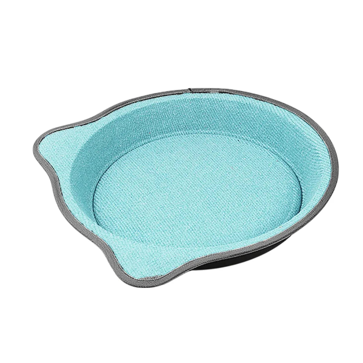 Cat Scratching Post Pad 2 in 1 PP Blanket Non Slip Indoor Kitten 38 x 38 x 5cm - Blue