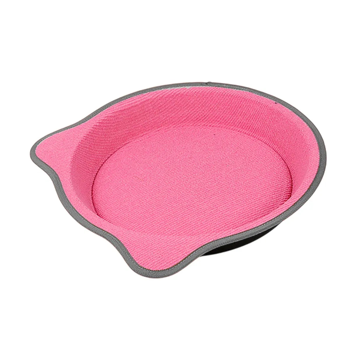 Cat Scratching Post Pad 2 in 1 PP Blanket Non Slip Indoor Kitten 38 x 38 x 5cm - Pink