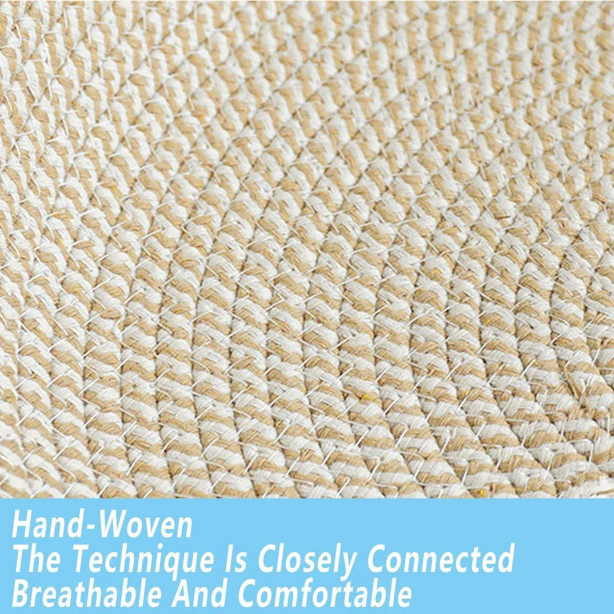 Rattan Cat Bed Weaving Cat Sleeping Basket for Cats and Pets Comfortable Resting