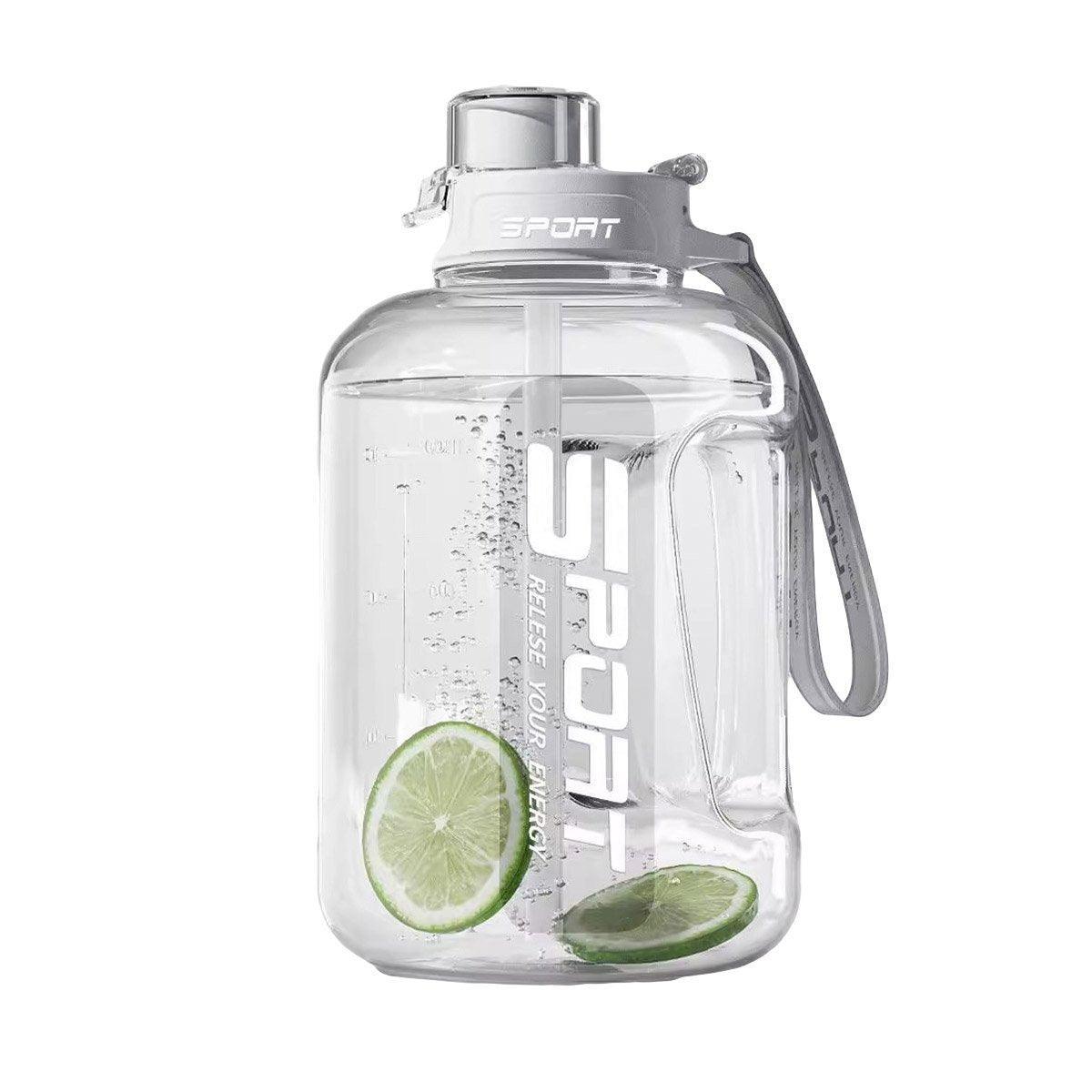 Large Capacity Water Cup Fitness Sports Water Bottle for Gym Outdoor Activities - Pink