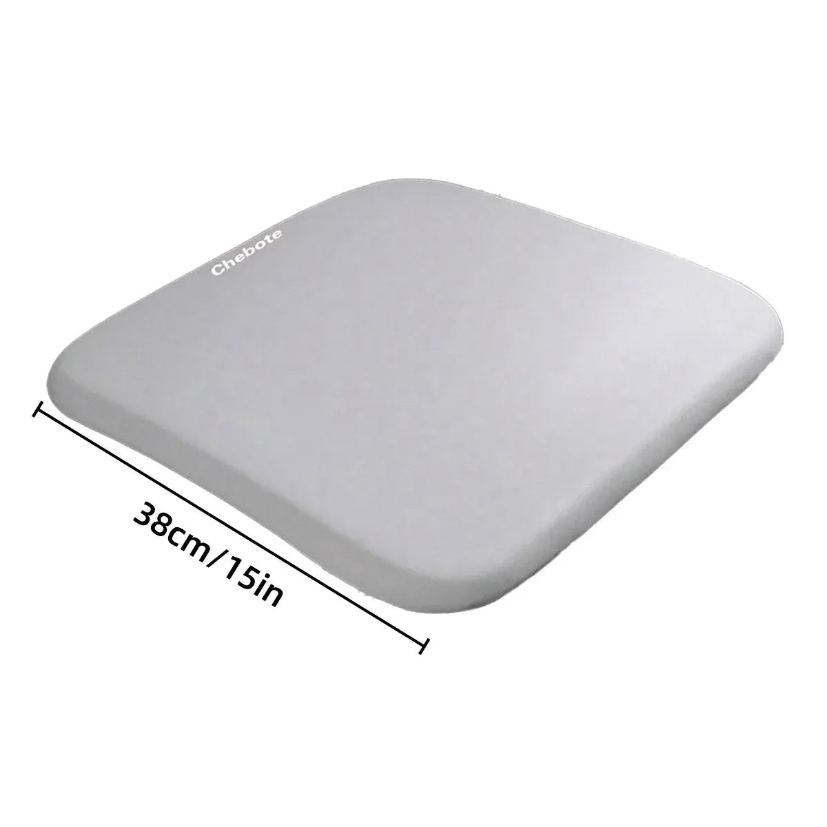 Comfort Cushion Pad Universal Vehicle Chair Mat Breathable Seat Protector - Grey