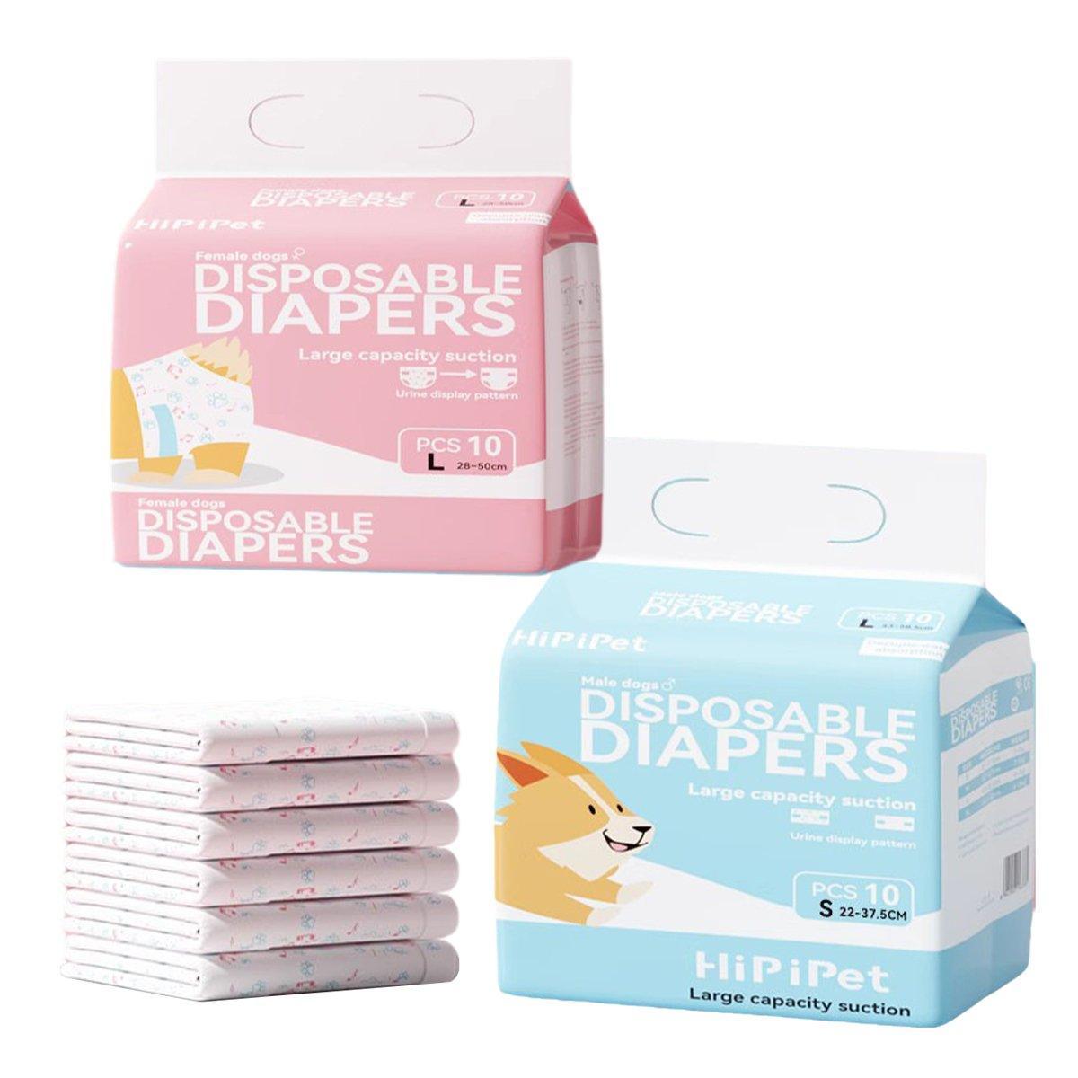 Dog Physiological Pants Pet Diaper Underwear for Hygiene and Incontinence Management - Male - M