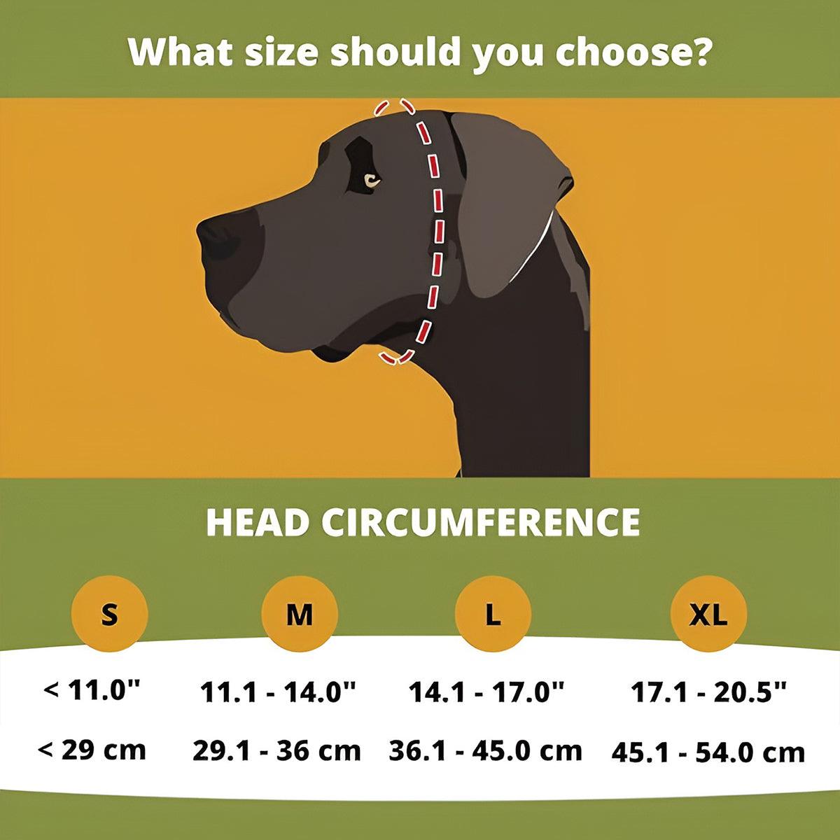 Black Adjustable Dog Ear Muffs Noise Reducing Pet Headwrap Protective Ear Cover - S