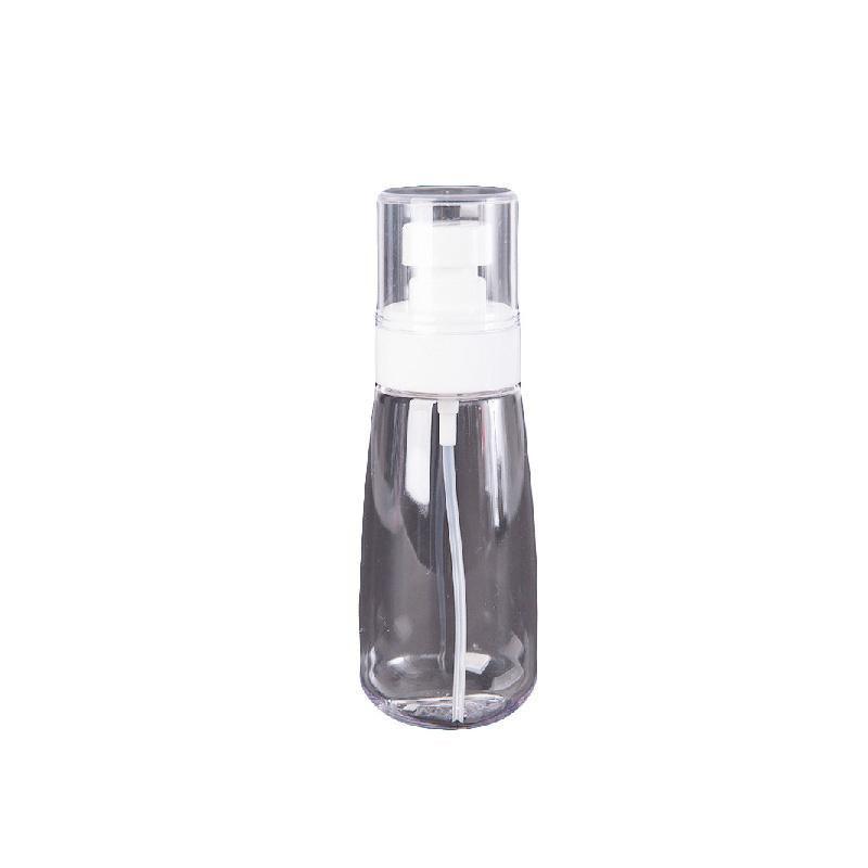 10pcs Portable Travel Emulsion Dispenser Bottle Press Pump Refillable Containers - Clear-100ml