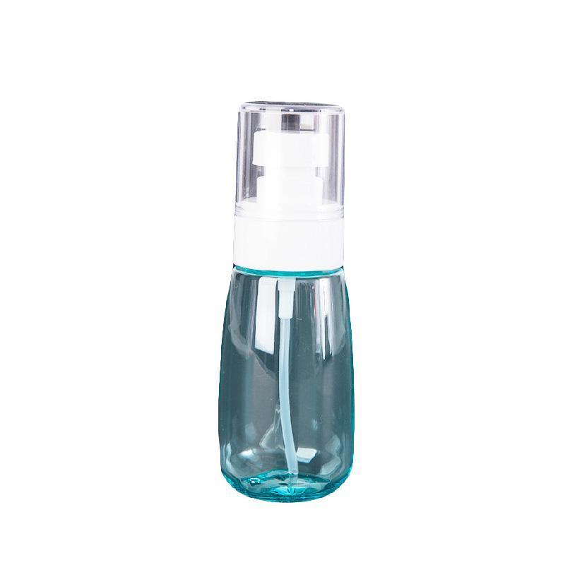 10pcs Portable Travel Emulsion Dispenser Bottle Press Pump Refillable Containers - Clear-100ml