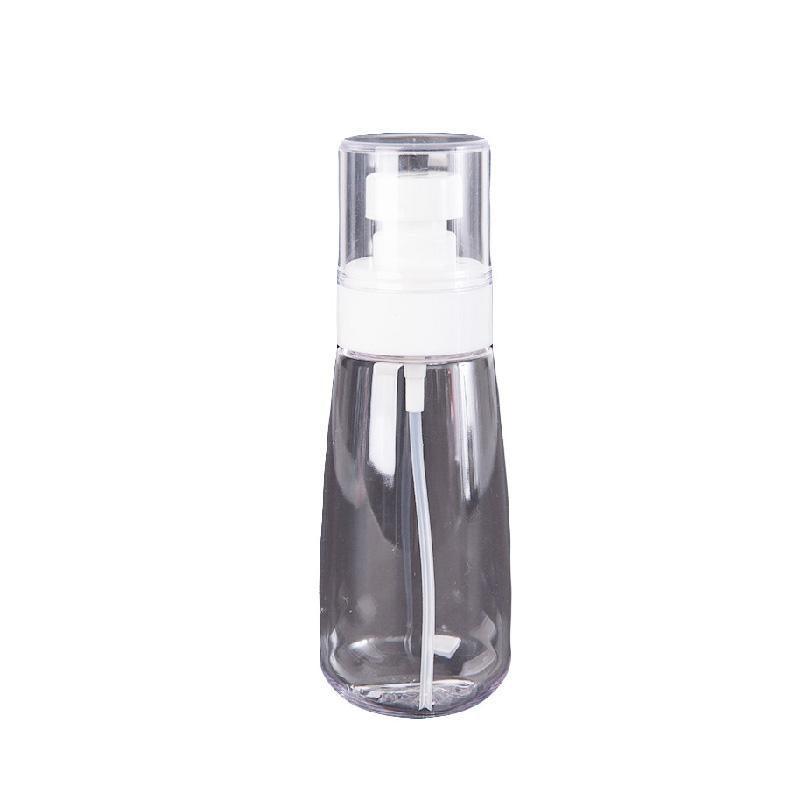 10pcs Portable Travel Emulsion Dispenser Bottle Press Pump Refillable Containers - Clear-100ml