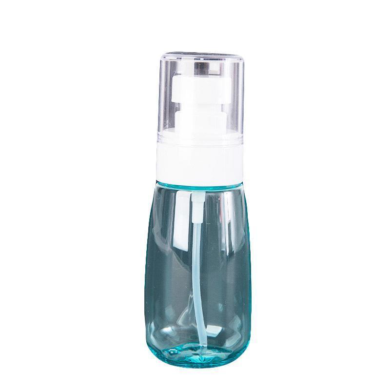 10pcs Portable Travel Emulsion Dispenser Bottle Press Pump Refillable Containers - Clear-100ml