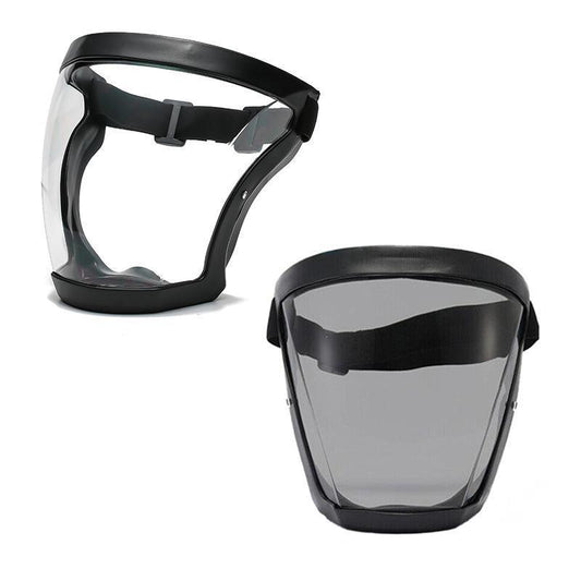 Super Protective Mask Anti-Fog Full Face Shield All-Inclusive For Men and Women - Black-1PC