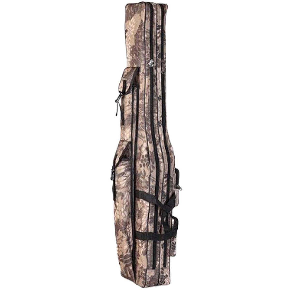 130cm Big Belly Fishing Tackle Bag Rod Storage Carry Case Outdoor Fishing Bag - Black