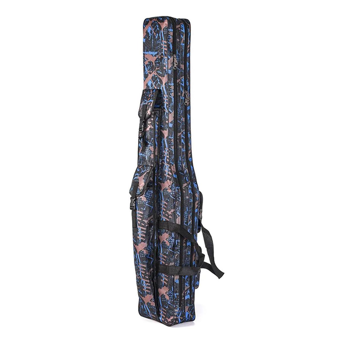 130cm Big Belly Fishing Tackle Bag Rod Storage Carry Case Outdoor Fishing Bag - Green