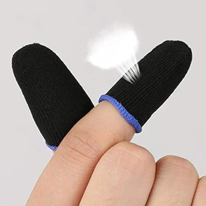 12Pcs Gaming Finger Sleeve Mobile Screen Game Controller Sweatproof Gloves Au