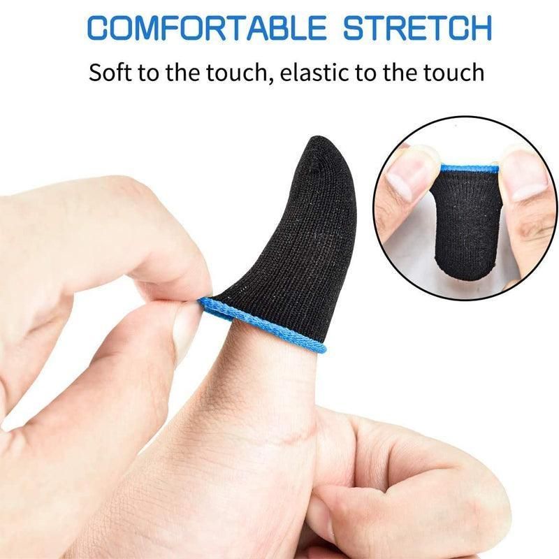 12Pcs Gaming Finger Sleeve Mobile Screen Game Controller Sweatproof Gloves Au